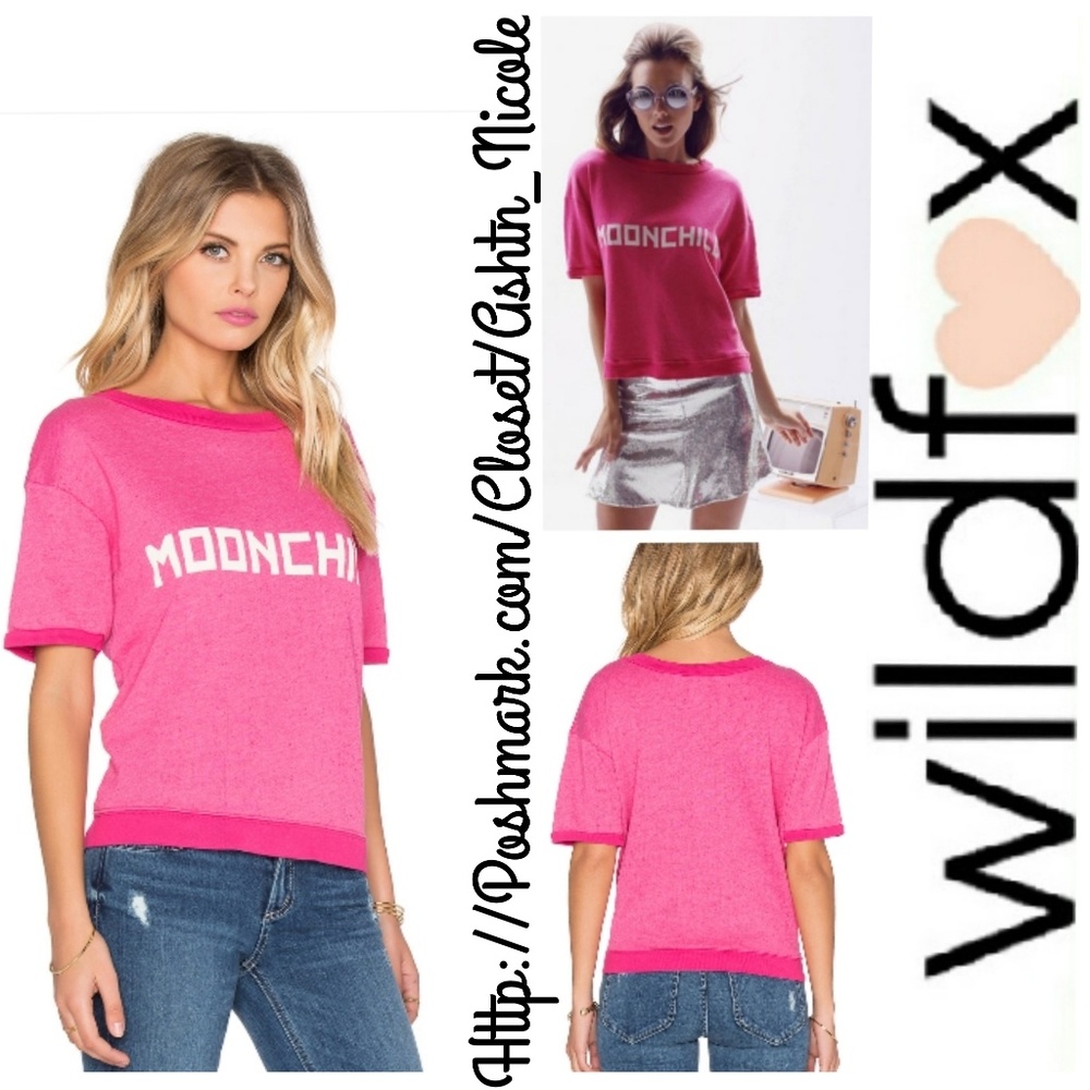 🆕Wildfox Moonchild Tee Sz Med NWT